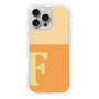 Slim Protection Case［ オリジナル - initial two tone - F orange ］