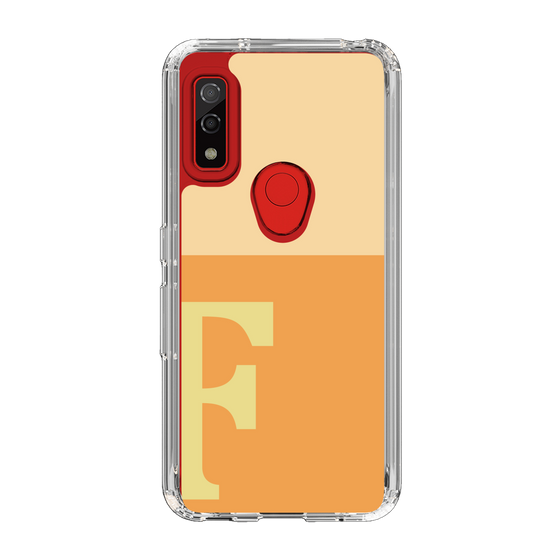 Slim Protection Case［ Original - initial two tone - F orange ］