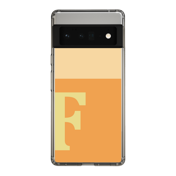 Slim Protection Case［ Original - initial two tone - F orange ］
