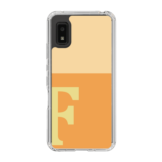 Slim Protection Case［ Original - initial two tone - F orange ］