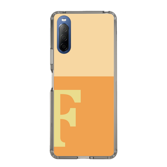 Slim Protection Case［ Original - initial two tone - F orange ］
