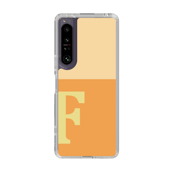 Slim Protection Case［ Original - initial two tone - F orange ］
