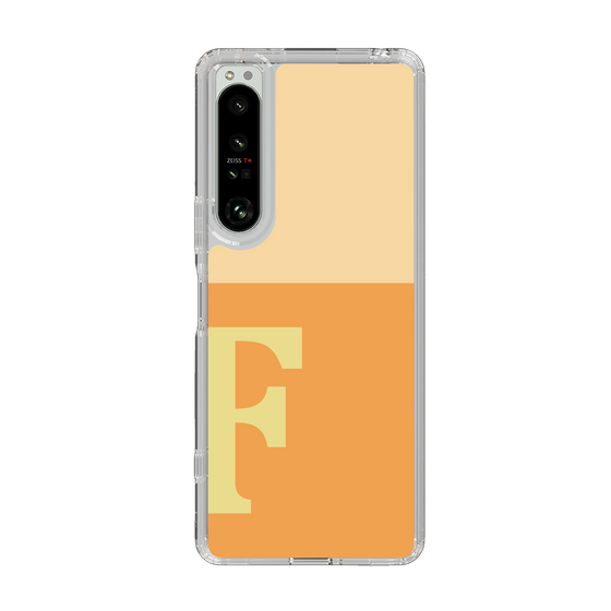 Slim Protection Case［ Original - initial two tone - F orange ］