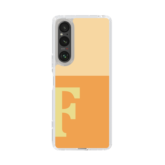 Slim Protection Case［ Original - initial two tone - F orange ］