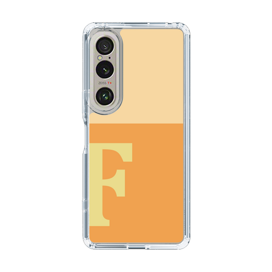Slim Protection Case［ Original - initial two tone - F orange ］