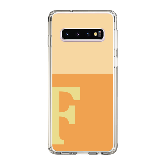 Slim Protection Case［ Original - initial two tone - F orange ］
