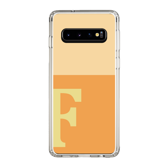 Slim Protection Case［ Original - initial two tone - F orange ］