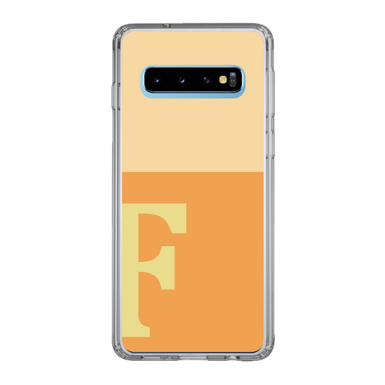 Slim Protection Case［ Original - initial two tone - F orange ］