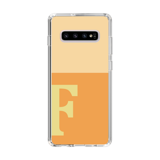 Slim Protection Case［ Original - initial two tone - F orange ］