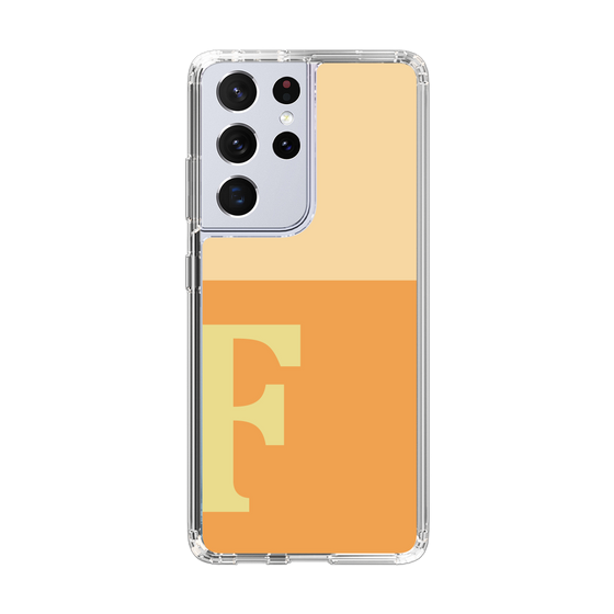 Slim Protection Case［ Original - initial two tone - F orange ］