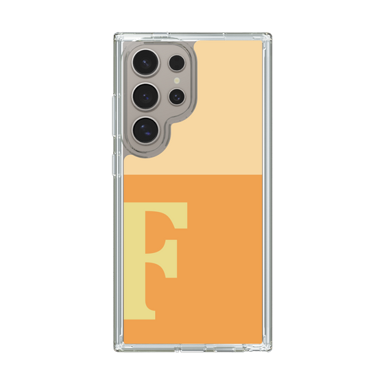 Slim Protection Case［ Original - initial two tone - F orange ］