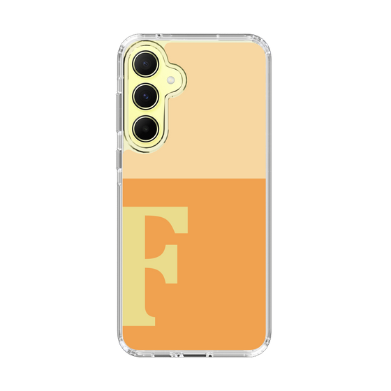 Slim Protection Case［ オリジナル - initial two tone - F orange ］