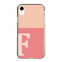 Slim Protection Case［ Original - initial two tone - F pink ］