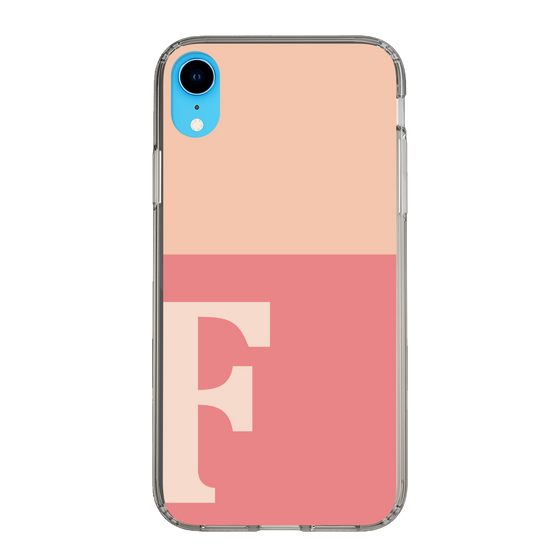 Slim Protection Case［ Original - initial two tone - F pink ］