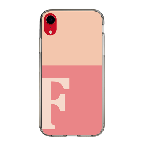 Slim Protection Case［ Original - initial two tone - F pink ］