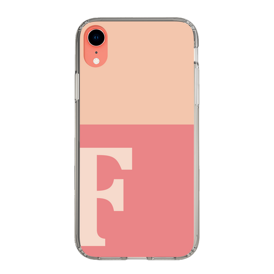 Slim Protection Case［ Original - initial two tone - F pink ］