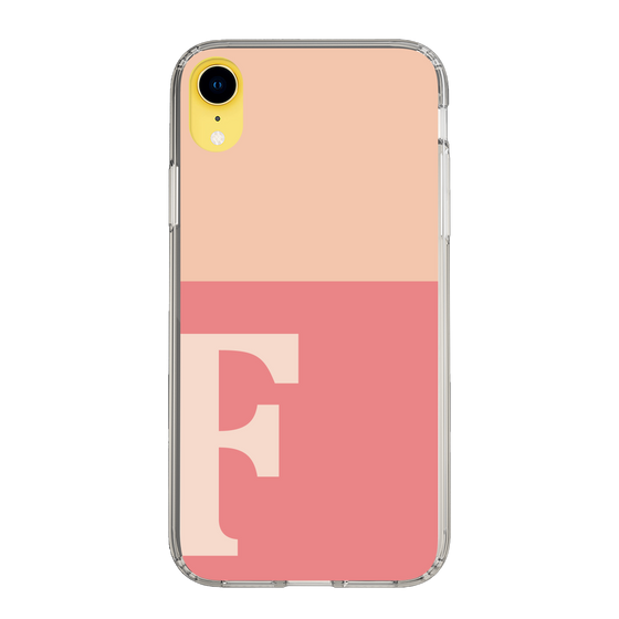 Slim Protection Case［ Original - initial two tone - F pink ］