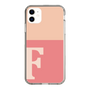 Slim Protection Case［ Original - initial two tone - F pink ］