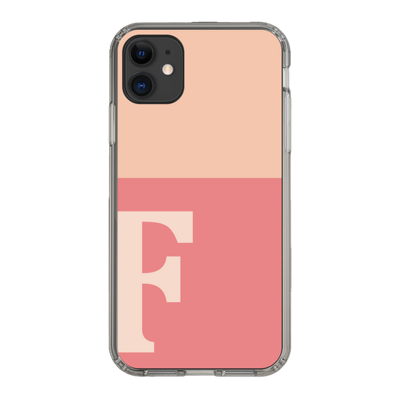 Slim Protection Case［ Original - initial two tone - F pink ］