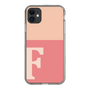 Slim Protection Case［ Original - initial two tone - F pink ］