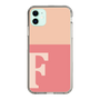 Slim Protection Case［ Original - initial two tone - F pink ］