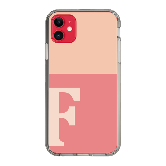 Slim Protection Case［ Original - initial two tone - F pink ］