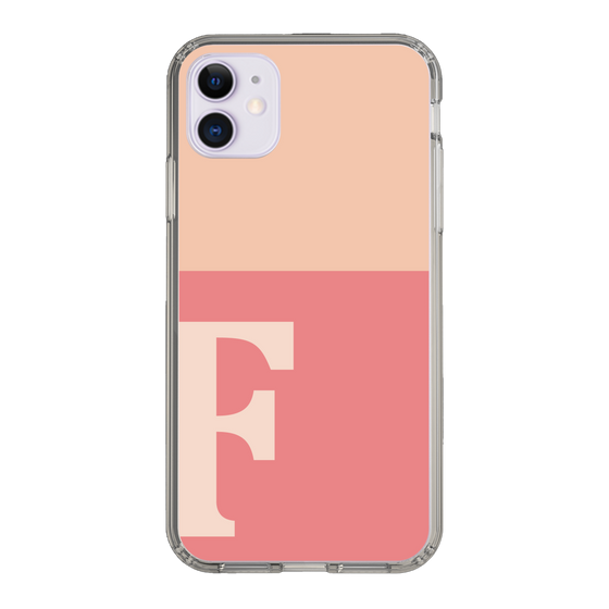 Slim Protection Case［ Original - initial two tone - F pink ］