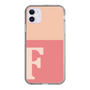 Slim Protection Case［ Original - initial two tone - F pink ］
