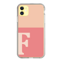 Slim Protection Case［ Original - initial two tone - F pink ］