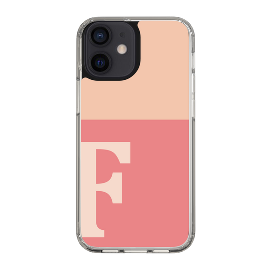 Slim Protection Case［ Original - initial two tone - F pink ］
