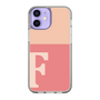 Slim Protection Case［ Original - initial two tone - F pink ］