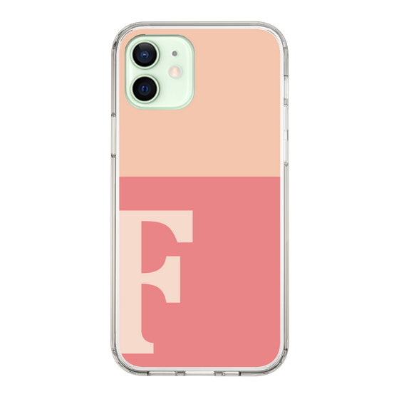 Slim Protection Case［ Original - initial two tone - F pink ］