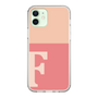 Slim Protection Case［ Original - initial two tone - F pink ］