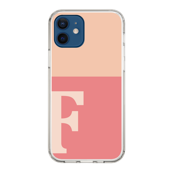 Slim Protection Case［ Original - initial two tone - F pink ］