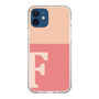 Slim Protection Case［ Original - initial two tone - F pink ］