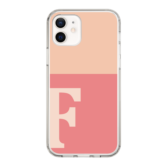 Slim Protection Case［ Original - initial two tone - F pink ］