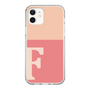 Slim Protection Case［ Original - initial two tone - F pink ］