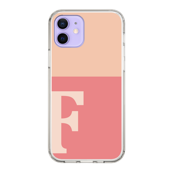 Slim Protection Case［ Original - initial two tone - F pink ］