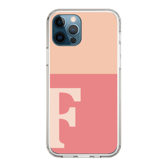 Slim Protection Case［ Original - initial two tone - F pink ］