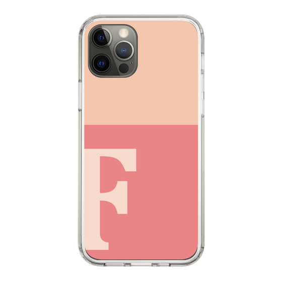 Slim Protection Case［ Original - initial two tone - F pink ］