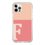 Slim Protection Case［ Original - initial two tone - F pink ］