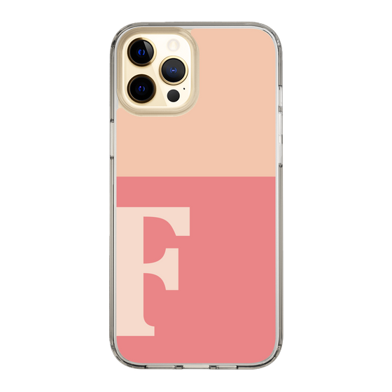 Slim Protection Case［ Original - initial two tone - F pink ］