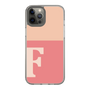Slim Protection Case［ Original - initial two tone - F pink ］