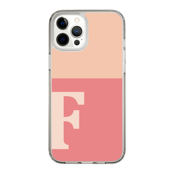 Slim Protection Case［ Original - initial two tone - F pink ］