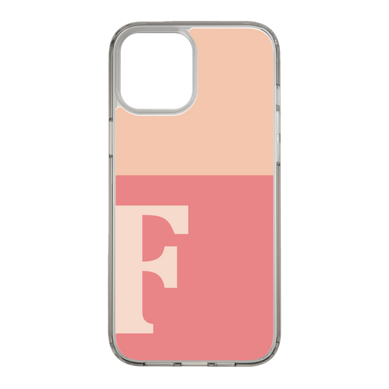 Slim Protection Case［ Original - initial two tone - F pink ］