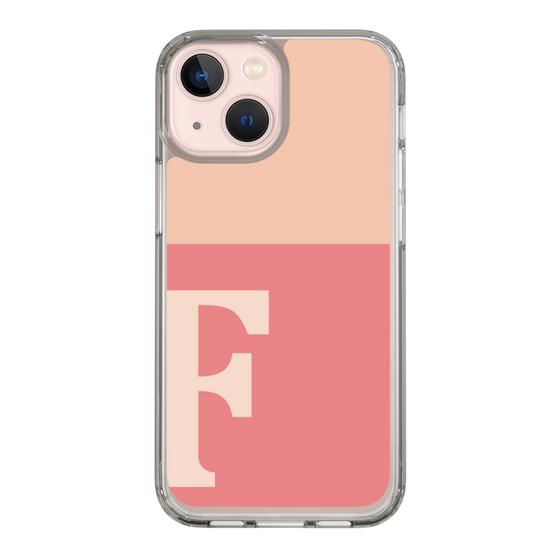 Slim Protection Case［ Original - initial two tone - F pink ］