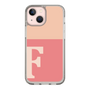 Slim Protection Case［ Original - initial two tone - F pink ］