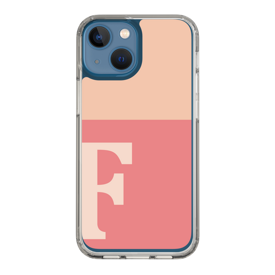 Slim Protection Case［ Original - initial two tone - F pink ］