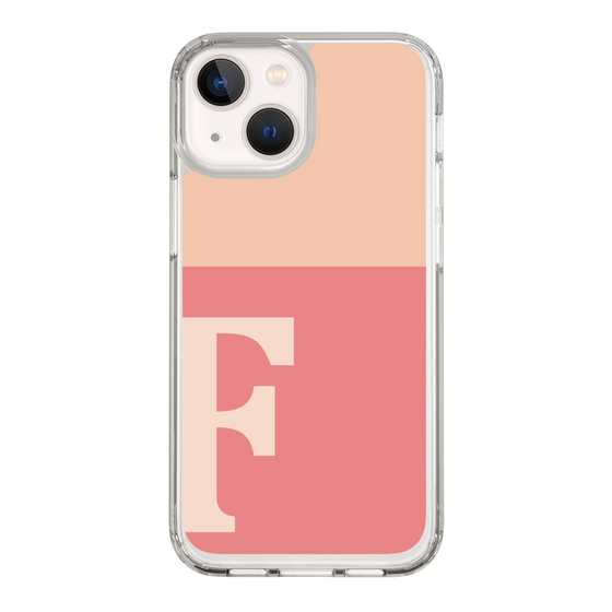Slim Protection Case［ Original - initial two tone - F pink ］