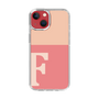 Slim Protection Case［ Original - initial two tone - F pink ］